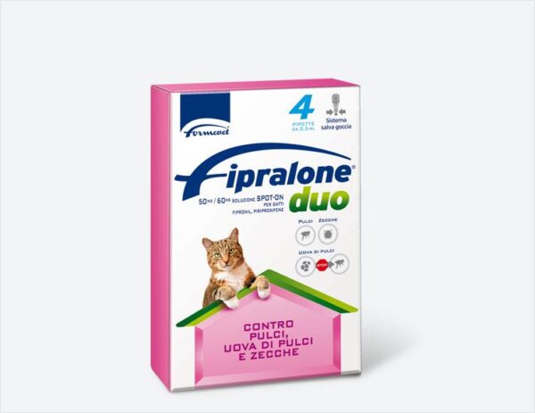 Trattamento e preenzione pulci Fipralone Duo gatto